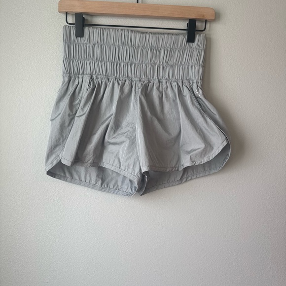 free people movement Pants - Free People Movement Gray Women's High-Waisted Shorts